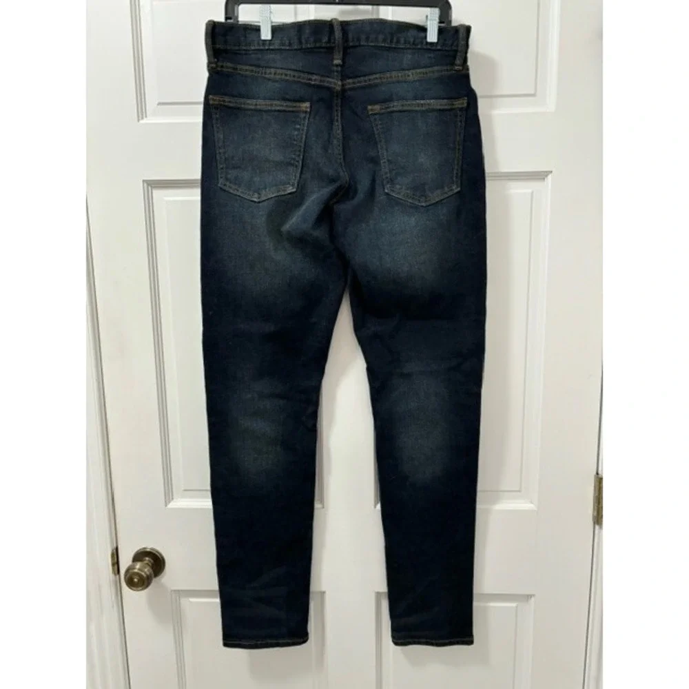 Men's 32x34 Old Navy Relaxed Slim Taper Built In Flex Blue Jeans